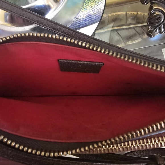 Gucci GG Supreme Bengal Blooms Dual Pouch Shoulder Bag - Picture 11 of 12